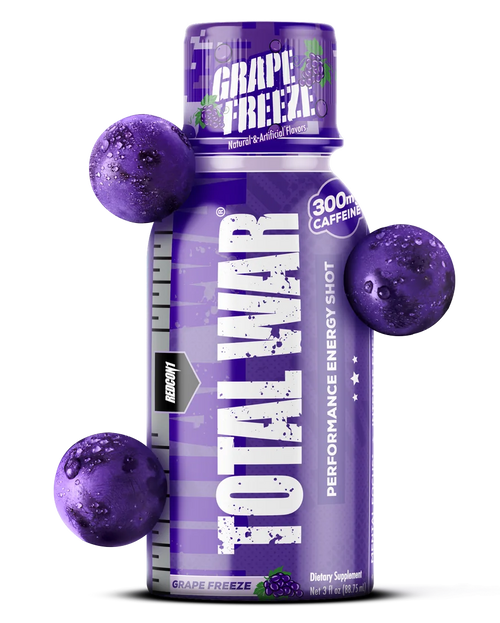 Redcon1 Total War Energy Shots Grape Freeze 12 Pack