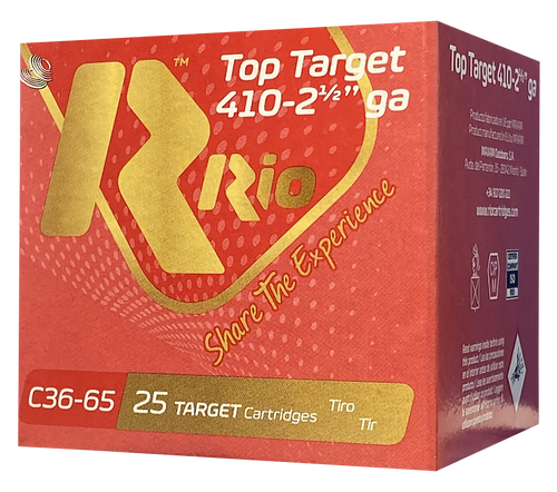 Rio Top Target 410 Ga 2.50", 9 Shot, 25rd Box