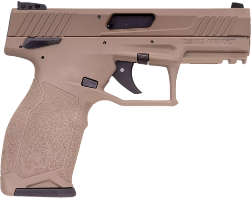 Taurus TX22  22 LR,4.60" Matte Black Threaded Barrel, Black Anodized Serrated Slide, Flat Dark Earth Polymer Frame Picatinny Rail, Textured Grip, 22rd