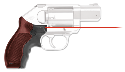 Crimson Trace LG952 Lasergrips Master Series 5mW Red Laser with 633nM Wavelength & 50 ft Range Rosewood Finish for Kimber K6S (Except DA/SA Variant)