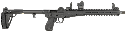 Kel-tec Sub2000 Defender 9mm, 16.25" Barrel, Black, Missouri Tactical Pad, PLR-16 Brace Adapter, Glock Mag Compatible, 15rd