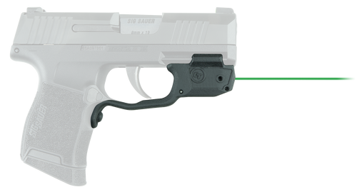 Crimson Trace LG422G Laserguard 5mW Green Laser with 532nM Wavelength & Black for Sig P365