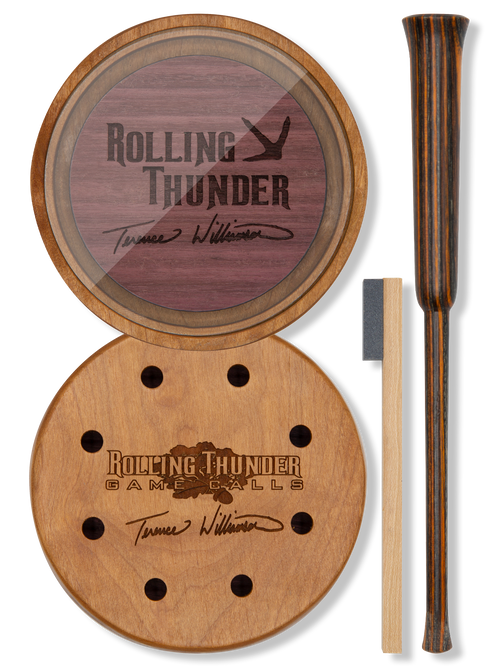 Rolling Thunder Game Call Terence Williamson Pot Calls & Strikers Attracts Turkey Species