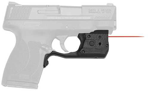 Crimson Trace LL808 Laserguard Pro 5mW Red Laser 633nM Wavelength & 50 ft Range with 150 White LED Light Black for 45 ACP S&W M&P Shield