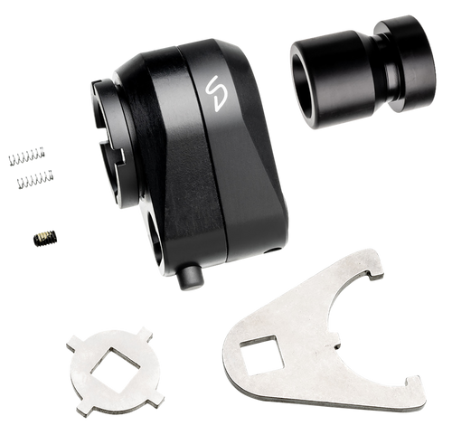 Stern Defense Rapid Attach AR Mini Buttstock Adapter Black Aluminum/Steel