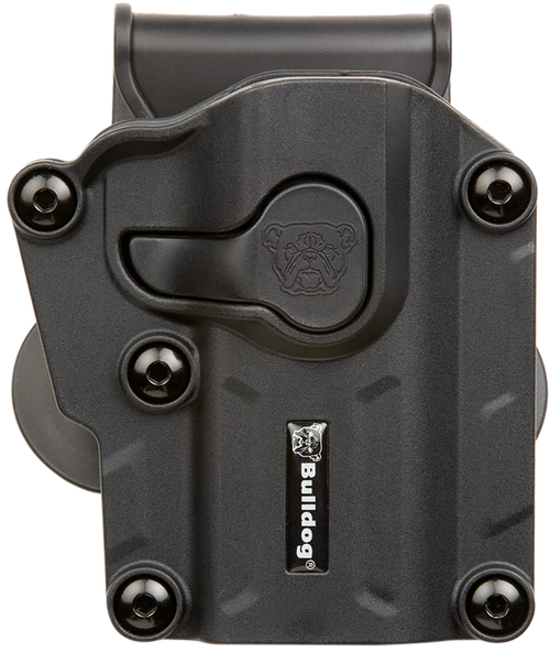 Bulldog Cases Max Multi-Fit Polymer Holster  Paddle, Left Hand, Black