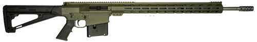 Great Lakes GLFA 243 Win 5rd,24" Stainless Threaded Barrel, Olive Drab Green Cerakote Picatinny Rail Aluminum Receiver, Adjustable Black Stock, Mil-spec Polymer Grip
