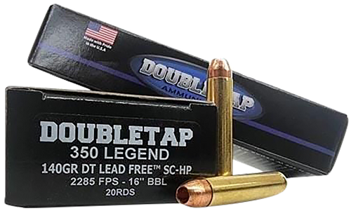 DoubleTap 350 Legend 140gr, DT Lead Free 20rd Box