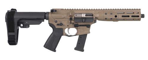 LWRC IC-9 9mm 8.5" Barrel, Flat Dark Earth, Brace