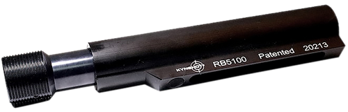 KynSHOT Adjustable Damped Shotgun Recoil Buffer, Fit Stock Adapters or Receivers that Use Mil-Spec Style Threads, Compatible with Mil-Spec Style Collapsible Stock, Anodized Finish, Black