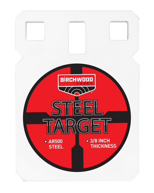Birchwood Casey Centerfire Target 3/8" AR500 Steel 4" Square Gong