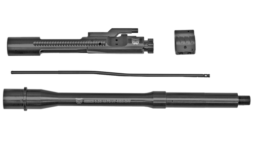 Rosco Bloodline, Saucepack, Barrel, 5.56mm, 14.5", Mid Length Gas System, Fits AR-15, Nitride Finish, Black, Includes Bolt Carrier Group, Gas Tube and Non Adjustable Gas Block