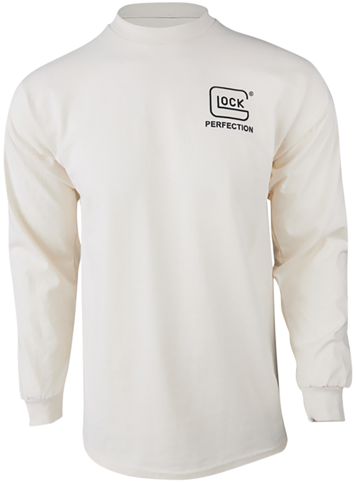Glock Born In Austria Tan Pre-Shrunk Cotton Long Sleeve Small