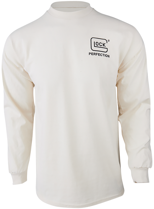 Glock Born In Austria Tan Pre-Shrunk Cotton Long Sleeve Medium