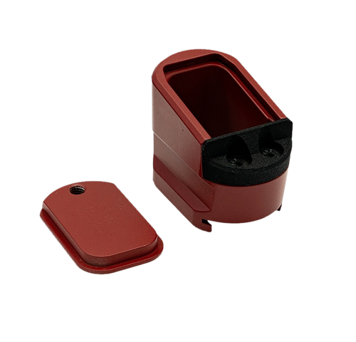 Shield Arms Magazine Extension M&P 2.0, Red Anodized Aluminum, 5rd