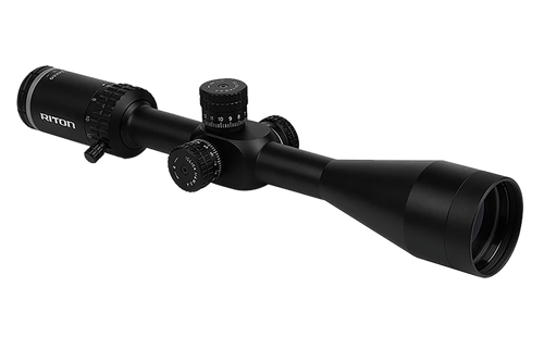 Riton Optics 1 Series CONQUER 6-24X50, 1" Tube, MPSR MOA Reticle, 1st Focal Plane, Black