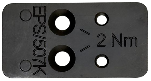 HK Mounting Plate, Fits HK VP9 OR to Holosun 407K/507K/EPS, Black