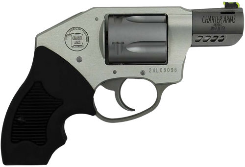 Charter Arms Off Duty Coyote 380 ACP, 2" Matte Ported Barrel, Anodized Frame, Black Grooved Grip, Concealed Hammer, 5rd