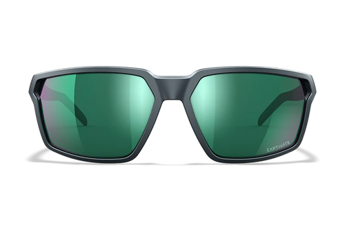 Wiley X Sierra M/L Green Mirror Lens Polycarbonate Matte Graphite Frame