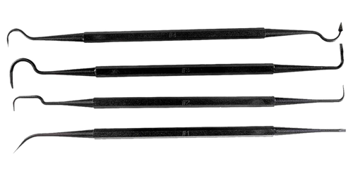 Tapco Gun Pick Tool Set Black Cleaning 4 Pack