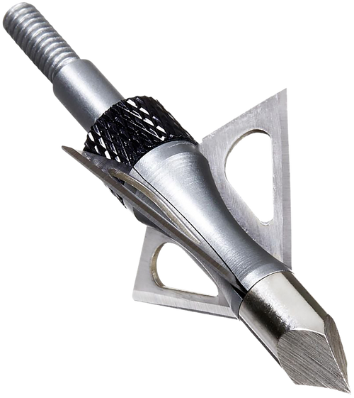 Allen Impact Fixed Blade Broadhead Stainless Steel Blades Silver 3 Pack