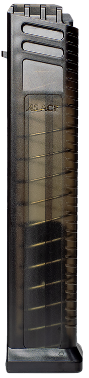 Grand Power Magazine, Stribog, 45 ACP, 10 Round, Fits SP45A3, Translucent Clear