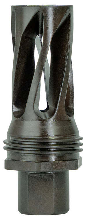 HUXWRX Safety Company Flash Hider-QD 556, 1/2X28 Long (2.7"), .223 Remington/5.56NATO, Flash Hider, Quick Detach Suppressor Mount, Compatible with HX-QD 556K, 556, 762, 762 Ti, Magnum Ti Suppressors, Black