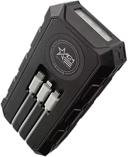 AGM Global Vision Solar Power Bank Black 5V