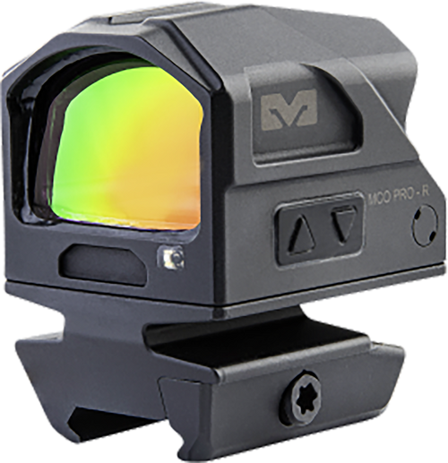 Meprolight MCO Pro, Non Magnified Red Dot, 2 MOA Dot 68 MOA Circle, 5-Segment Reticle, Black
