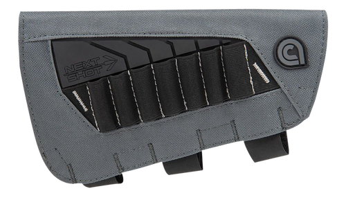 Allen Next Shot Bridger Cartridge Carrier Black/Gray .223-300 Win Magnum Capacity 7rd Rifle Buttstock Mount Features Soft Cheek Piece