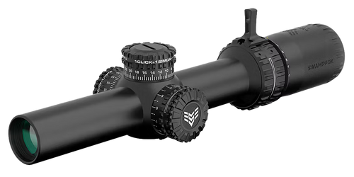Swampfox Optics Arrowhead Black 1-8x24mm 30mm Tube Guerrilla Dot BDC Reticle