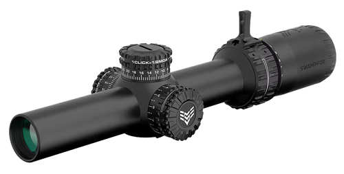 Swampfox Optics Arrowhead Black 1-6x24mm 30mm Tube Guerrilla Dot MOA Green Reticle