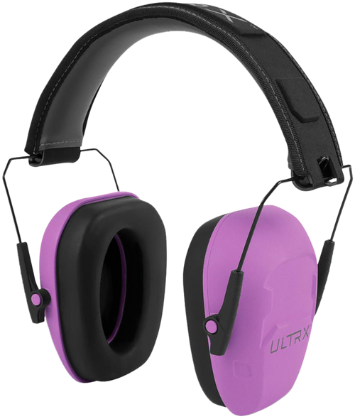 Allen ULTRX Shield Passive Muffs, Earmuff, NRR 23dB, Plum