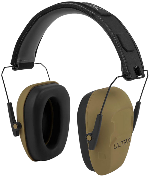 Allen ULTRX Shield Passive Muffs, Earmuff, NRR 23dB, Flat Dark Earth