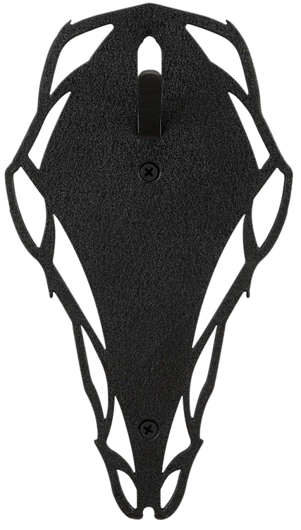 Allen EZ Mount Silhouette Skull Peg Wall Mount Small/Mid-Size Game Black Steel Includes Mounting Hardware