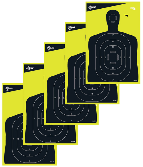 EZ-Aim Non-Adhesive Splash Silhouette Non-Adhesive Paper Target 12" x 18" 5 Per Pack