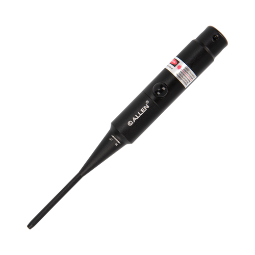 Allen X-Ring Laser Bore Sighter made of Black Steel for .177 to .50 caliber Rifles, or 12 & 20-gauge Shotguns