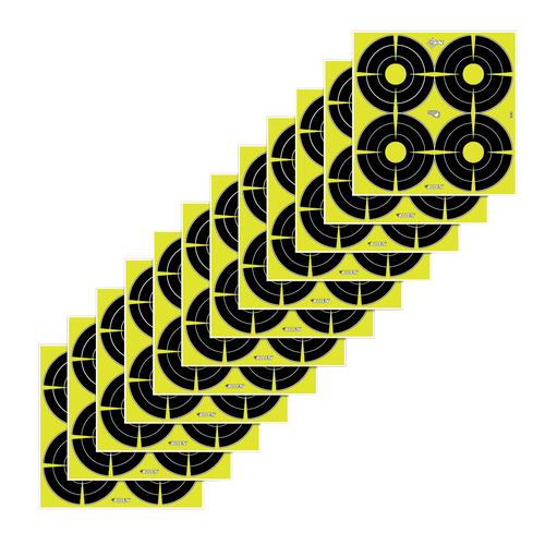 EZ-Aim Non-Adhesive Splash SPOT Non-Adhesive Paper Target 12" x 12" 12 Per Pack