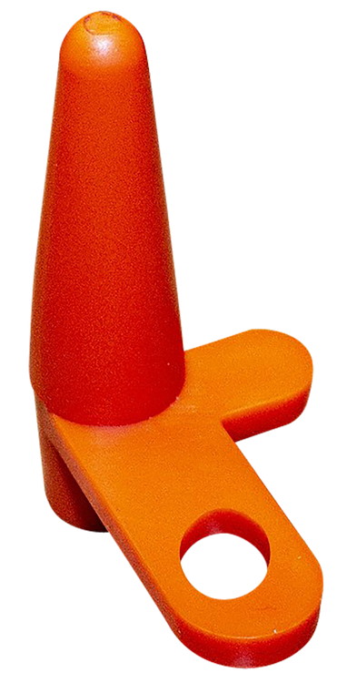 KleenBore KB-CF Chamber Flag Orange 4.30" Long 2 Pack