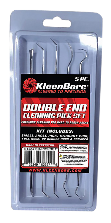 KleenBore KB-PICKSET Stainless Steel Double Ended Gun Pick Set
