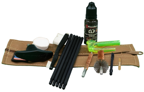 Kleen-Bore Compact Military/LE 556  Tactical Kit, Cleaning Kit, Fits.223/5.56mm s, Coyote Case