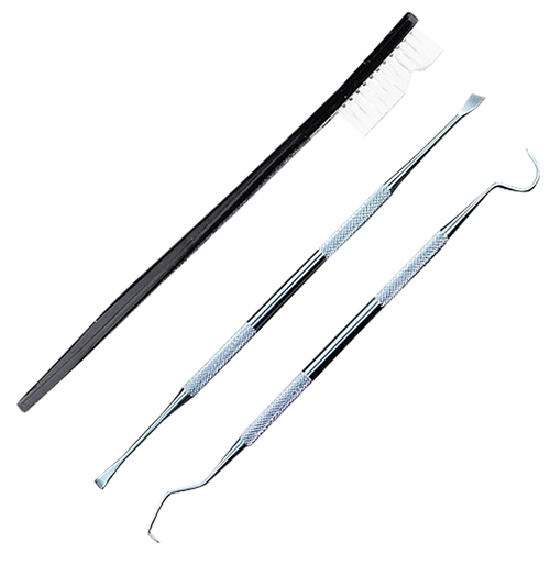 KleenBore KB-PBSET 3-Piece Pick & Brush Tool Set