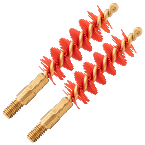 Kleen-Bore Red Nylon Bore Brush, 2 Pack, Fits 9mm, Red