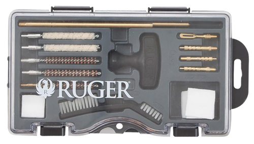 Ruger Rimfire Cleaning Kit .22 Caliber Bronze Bristles 12 Black Plastic Case