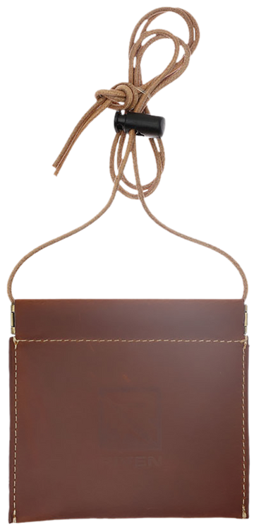 Riven Leather Diaphragm Call Pouch/lanyard