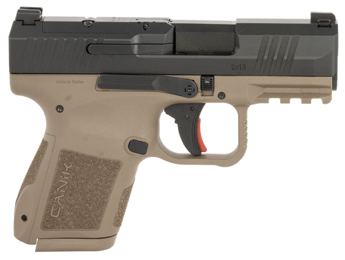 Canik METE MC9 9mm, 3.18" Barrel, Matte Finish, Flat Dark Earth, Optic Ready, 10Rd, 2 Mags, California Compliant