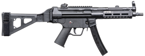 PTR 9CT BR 9mm, 8.86" 3-Lug Threaded Barrel, M-Lok Handguard, Black, Picatinny, SB Tactical Brace, 30rd