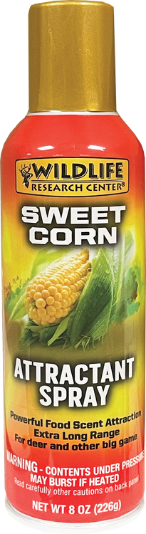 Wildlife Research Food Scent Attractant Spray Sweet Corn Scent 8oz Aerosol