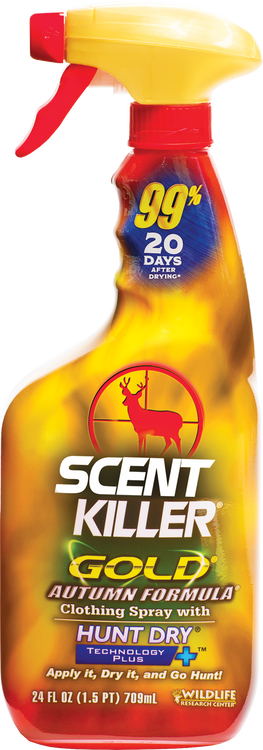 Wildlife Research Scent Killer Gold Autumn Formula Odor Eliminator 24 oz Trigger Spray