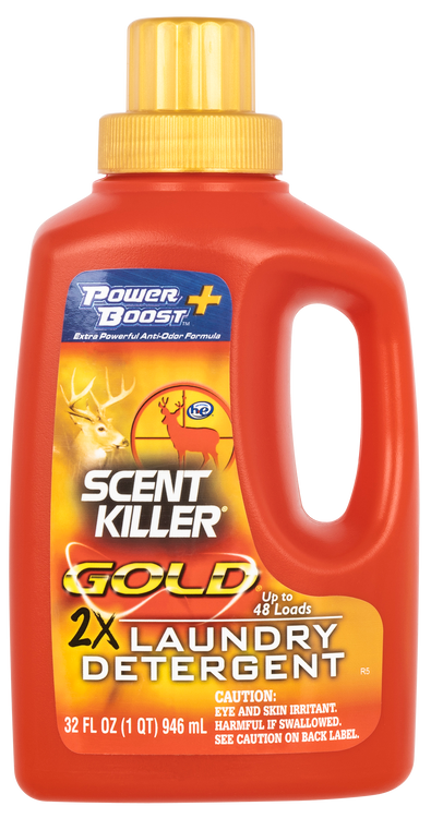 Wildlife Research Scent Killer Gold Laundry Detergent Odor Eliminator Odorless Scent 32oz Bottle